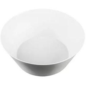 تصویر پیاله چینی زرین فرم اس سفید (سایز 9) Zarin Iran S-form White 1 Piece Porcelain Bowl 9