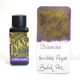 تصویر جوهر خودنویس دایامین بنفش خط خطی DIAMINE INK Scribble Purple 