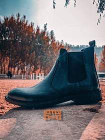 تصویر نیم بوت چرم مردانه 