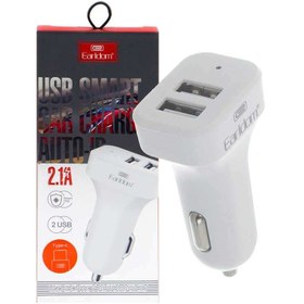 تصویر شارژر فندکی دو پورت ارلدام مدل ET-ES131 Earldom dual port lighter charger model ET-ES131