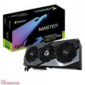 تصویر کارت گرافیک گیگابایت AORUS RTX 4070 SUPER MASTER 12G 