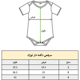 تصویر سرهمی دکمه دار نوزاد | طرح زیبای قورباغه فانتزی | کانگورومارکت Baby romper with a cute frog design | KangoroMarket