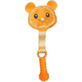 تصویر عروسک مخصوص پت مدل دندانی ژله ای و سوتک دار عروسک مخصوص پت مدل دندانی ژله ای و سوتک دار