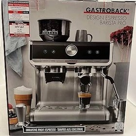 تصویر اسپرسوساز نیمه صنعتی گاستروبگ – سفارش ساخت هامبورگ آلمان Gastroback Semi-Commercial Espresso Machine – Made in Hamburg, Germany