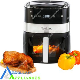 تصویر سرخکن 6 لیتری رژیمی 545 تکنو TECHNO با 24 ماه گارانتی 