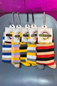 تصویر جوراب راه راه 