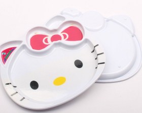 تصویر بشقاب کیتی Hello kitty کد 2372 