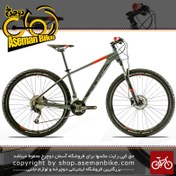 تصویر دوچرخه کوهستان کراس کانتری کیوب مدل آنالوگ سایز ۲۷.۵ خاکستری 2018 Cube Mountain Bicycle Analog 27.5 2018 