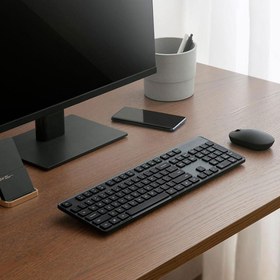 تصویر ماوس و کیبورد بی‌سیم شیائومی Mi WXJS02YM Wireless Keyboard Mouse Set (جعبه باز) 