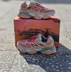 تصویر نیوبالانس مدل9060 طوسی سبز New Balance 9060