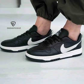 تصویر نایکی مردانه مشکی Men's sports shoes, Nike model, black