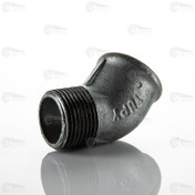 تصویر چپقی 45 درجه گالوانیزه توپی برزیل 