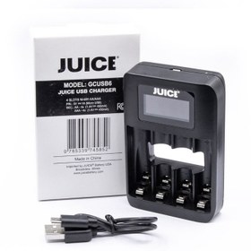 تصویر شارژر باتری جویس مدل GCUSB6 چهار عددی 
