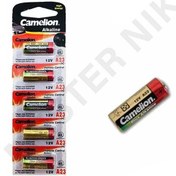 تصویر باتری ریموت 12 ولت Camelion مدل ALKALINE A23 تکی Camelion ALKALINE A23