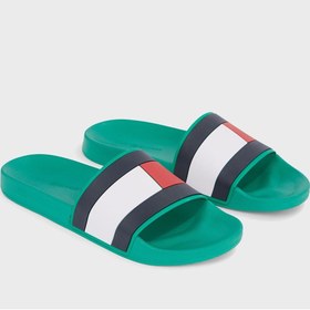 تصویر دمپایی لا انگشتی لوگو برند Tommy Hilfiger Logo Flip Flops