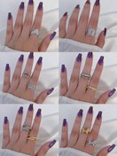 تصویر کالکشن انگشتر طرح جواهر سنا - ۷ 