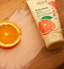 تصویر ماسک خاک رسی روشن کننده پرتقال وارمی ا Varmi Orange Brightening Clay Mask Varmi Orange Brightening Clay Mask