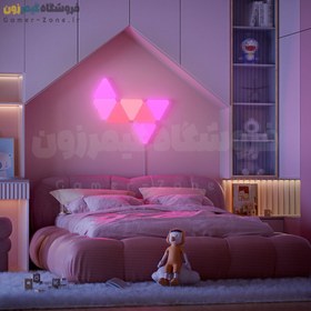 تصویر پنل دیواری هوشمند مثلثی Triangle LED Lights RGBIC (WiFi/Bluetooth) Wall Panels 