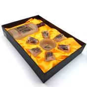 تصویر بطری 6 شات و زیرسیگاری شیشه ای 350cc مدل پاسور 580004 