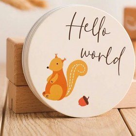 تصویر پک ماهگرد رنگی حیوانات 