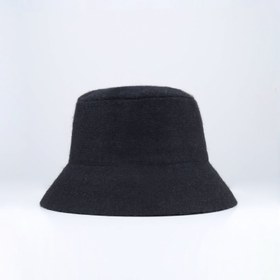 تصویر کلاه باکت کتان بچگانه و زنانه طرح ساده رنگی bucket hat