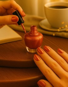 تصویر لاک گیاهی (رنگ مسی) 