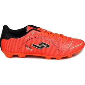 تصویر کفش فوتبالی چمن مصنوعی مدل 28223 رنگ نارنجی - زرد برند jump 28223 Orange - Yellow Turf Astroturf Football Boots