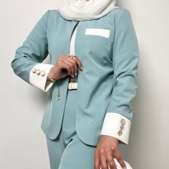 تصویر کت سرو - سبز دریایی / فری سایز 2 