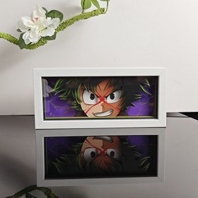 تصویر تابلو لایت باکس انیمه ای دکو | My Hero Academia Overlay Deku Light Box 