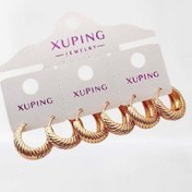 تصویر گوشواره ژوپینگ رنگ ثابت طرح ۱۰۶۰ 