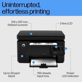 تصویر پرینتر تک رنگ لیزری اچ پی HP LaserJet Pro MFP M126a Printer 