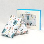 تصویر دستمال خشک کن نوزاد طرح خرس جنگلی 