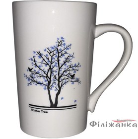 تصویر ماگ Mug طرح درخت زمستانی winter tree زیبا 250 میلی لیتر 