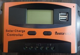 تصویر کنترل شارژ 20 آمپر ریستارسولار RestarSolar 