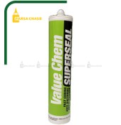 تصویر چسب سیلیکون ولیوکم غفاری 300 گرم شفاف | چسب سیلیکون Value Chem شفاف غفاری 