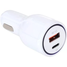 تصویر شارژر فندکی فست شارژ TE-348PD 3A QC3.0 PD 18W TE-348PD 3A QC3.0 PD 18W 2Port Car Charger