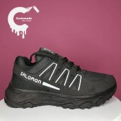 تصویر کتونی سالامون مشکی سفید 