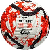 تصویر توپ فوتبال نایکی سایز ۵ دوختی چرم طرح پریمیر لیگ انگلیس کد196 