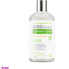 تصویر تونر مای مدل Sebopharma حجم 250 میلی لیتر 