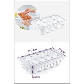 تصویر جا تخم مرغ 15 عددی هوبی لایف 1067 Eggstorer