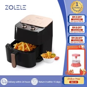 تصویر دستگاه هواپز زوله له مدل ZA003 5.5L ا ZOLELE ZA003 Air Fryer 5.5L ZOLELE ZA003 Air Fryer 5.5L