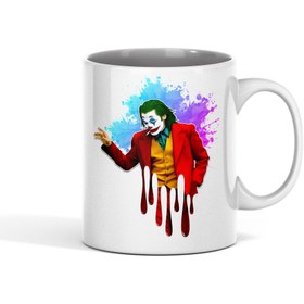 تصویر ماگ سرامیکی طرح جوکر کد 25 Joker mug code 25