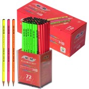 تصویر مداد مشکی ۷۲ عددی فلوئورسنت MGM 