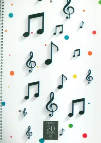 تصویر دفتر نت 20 برگ (سیمی) 