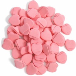 تصویر پد آرایشی انگشتی طرح قلب 