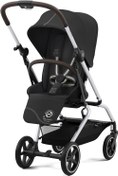 تصویر کالسکه Cybex Eezy S Twist Plus با صندلی چرخشی 360 درجه، مشکی ماه - ارسال 20 روز کاری Cybex Eezy S Twist Plus Stroller with 360 Degree Rotating Seat, Moon Black