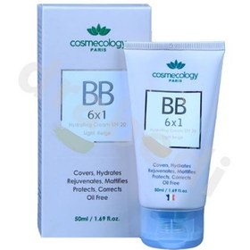 تصویر کرم 6 در 1 رطوبت رسان رنگی فاقد چربی دارای spf20 حجم 50 میل کاسمکولوژی Cosmecology Bb Hydrating Cream Spf 20 Tinted 50 ml