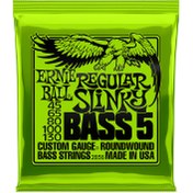 تصویر Ernie Ball 2836 Regular Slinky 5-String Bass 45-130 