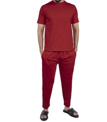 تصویر ست تی شرت و شلوار مردانه آبی نفتی مادر Madar مدل راک 