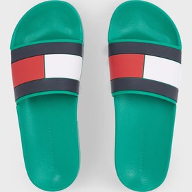 تصویر دمپایی لا انگشتی لوگو برند Tommy Hilfiger Logo Flip Flops